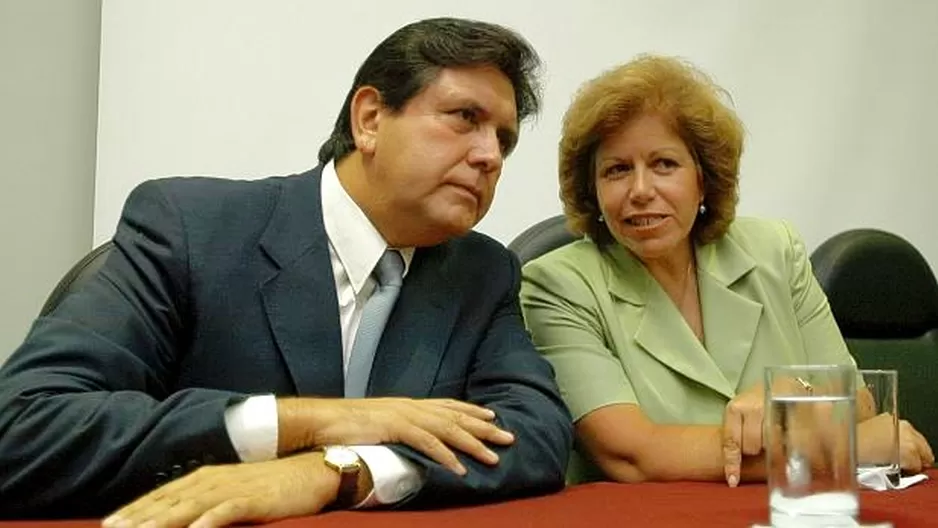 Alan García y Lourdes Flores conversaron sobre eventual alianza Apra-PPC para los comicios del 2016. Foto: archivo El Comercio