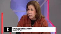 Lourdes Flores: El fraude lo perpetraron las localidades, los señores Cerrón y compañía en el afán de tomar el poder. Video: Cuarto Poder