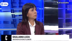 Giulliana Loza podría ser impedida de defender a Keiko Fujimori. Foto: captura de TV