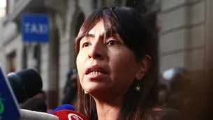 Giulliana Loza, abogada de Keiko Fujimori. Foto: Andina