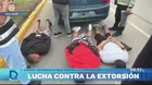 Lucha contra la extorsión se intensifica en distintas regiones
