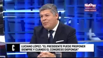 Luciano López, abogado experto en temas constitucionales. Foto y video: Cuarto Poder