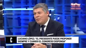 Luciano López, abogado experto en temas constitucionales. Foto y video: Cuarto Poder