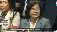 Lucinda Vásquez: Despacho congresal para la familia