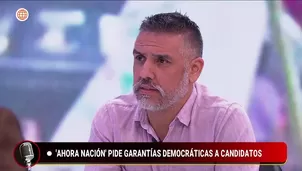 Luis Alfonso López Chau, pone condiciones éticas y técnicas para cualquier acercamiento con Roberto Sánchez. Video: América Multimedia