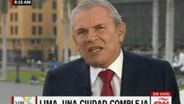 Luis Castañeda, alcalde de Lima / Foto: captura CNN