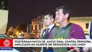 Luis Choy: postergan inicio de juicio oral contra principal implicado de crimen