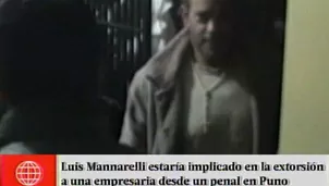 Luis Mannarelli preso en Puno.