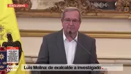 Luis Molina: Fiscalía lo investiga por presunto lavado de activos