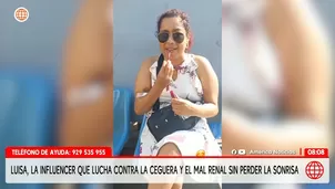Luisa comparte momentos con sus hijos, su nieto y su primo Calvincho