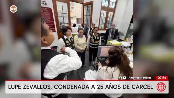 Lupe Zevallos condenada a 25 años de cárcel. Foto: Unidad de investigación