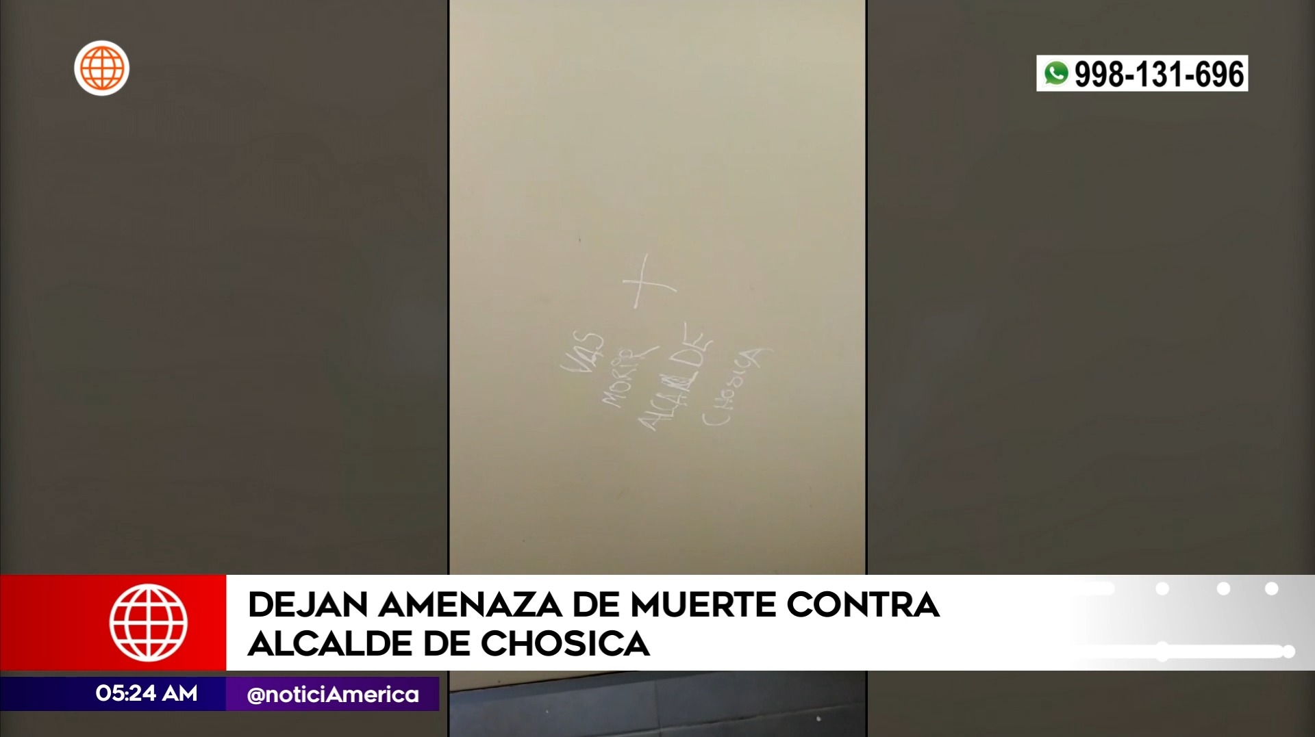Amenazan a alcalde de Lurigancho-Chosica. Foto: América Noticias
