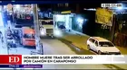 Lurigancho-Chosica: Hombre murió tras ser arrollado por un camión en Carapongo