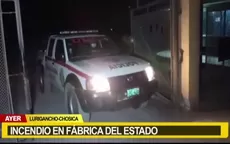 Lurigancho-Chosica: Confirman desaparición de dos militares tras incendio en fábrica del Estado - Noticias de chosica