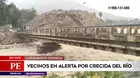 Lurigancho-Chosica: Vecinos en alerta por crecida de río Rímac