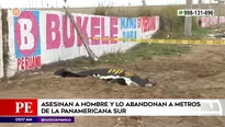 Abandonan cadáver en Lurín. Foto y video: América Noticias