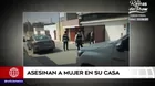 Lurín: Asesinan a mujer en su vivienda