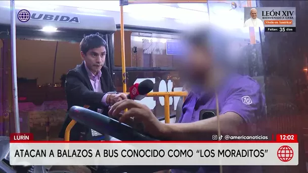 Banda de extorsionadores ataca a balazos bus de la línea 10E en Lurín. Foto: América Noticias Banda de extorsionadores ataca a balazos bus de la línea 10E en Lurín. Foto: América Noticias