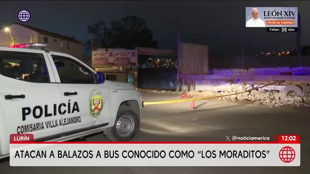 Banda de extorsionadores ataca a balazos bus de la línea 10E en Lurín. Foto: América Noticias Banda de extorsionadores ataca a balazos bus de la línea 10E en Lurín. Foto: América Noticias