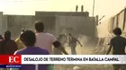 Lurín: Desalojo de terreno termina en batalla campal