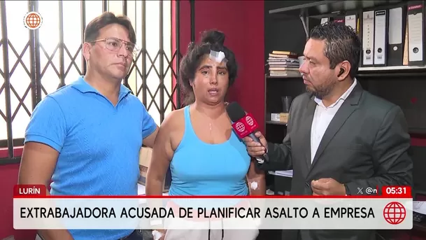 Lurín: Detienen a extrabajadora por planificar asalto a empresa. Foto: América Noticias