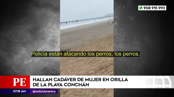 Hallan cadáver de una mujer en la playa Conchán. Foto: América Noticias