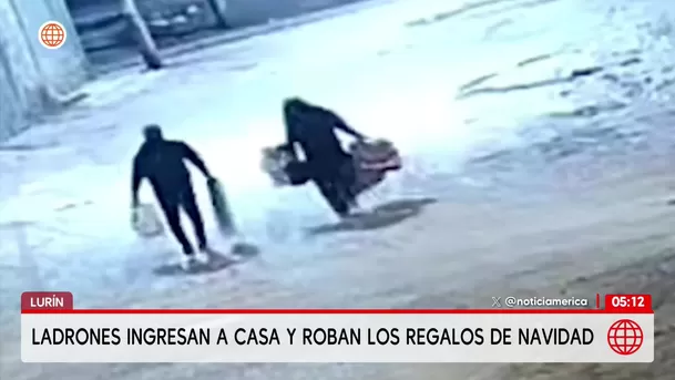 Delincuentes roban regalos de Navidad valorizados en 12 mil soles en Lurín. Foto: América Noticias