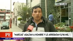 Asaltos en Lurín. Foto y video: América Noticias