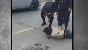 Delincuente terminó reducido tras frustrado asalto en Lurín - Foto y video: América Noticias