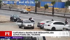 Delincuentes en Lurín. Foto: captura de TV