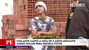 Joven captó a niña para pedirle fotos en Lurín. Foto y video: América Noticias