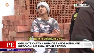 Joven captó a niña para pedirle fotos en Lurín. Foto y video: América Noticias