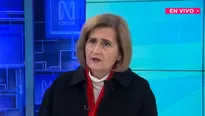 La presidenta también habló sobre la carga procesal del TC y cómo se priorizan los casos. / Video: Canal N