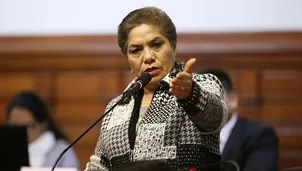 Luz Salgado, presidenta del Congreso. Foto: archivo El Comercio/Video: Am&eacute;rica Noticias