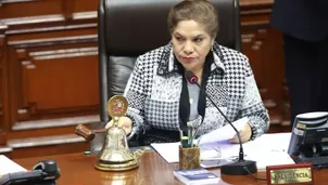 Luz Salgado, presidenta del Congreso. Foto: Andina.