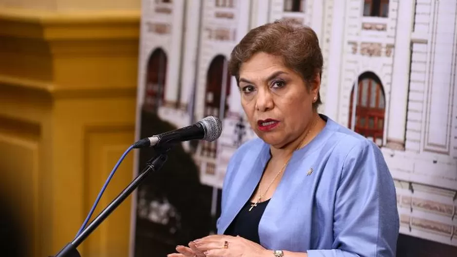 Luz Salgado, presidenta del Congreso. Foto: Andina