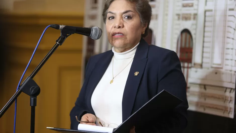 Luz Salgado, presidenta del Congreso. Foto: Andina