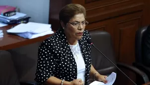 Luz Salgado, congresista de Fuerza Popular. Foto: Andina