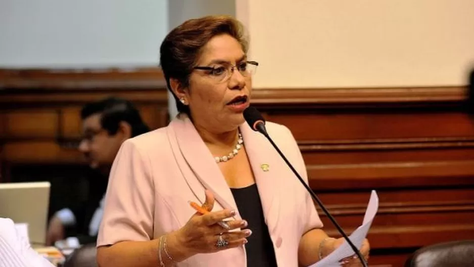 Luz Salgado, presidenta del Congreso. Foto: Difusión