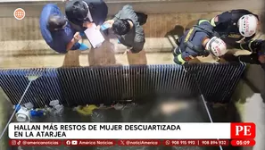 Hallan más restos de mujer descuartizada en La atarjea, en El Agustino. Foto y video: América Noticias
