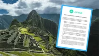 Comunicado de Joinnus sobre la venta de boletos para Machu Picchu - Foto y video: Canal N