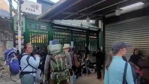 Cusco: Comunidades anuncian tregua para evacuar turistas varados. Foto y video: Canal N