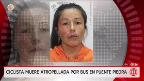 Ciclista muere tras ser atropellada en Puente Piedra. Foto y video: América Noticias 