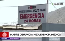Madre denunció negligencia médica en hospital de Ate - Noticias de ate