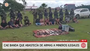 Madre de Dios: Cae banda que abastecía de armas a mineros ilegales. Foto y video: América Noticias