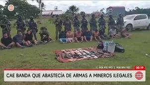 Madre de Dios: Cae banda que abastecía de armas a mineros ilegales. Foto y video: América Noticias