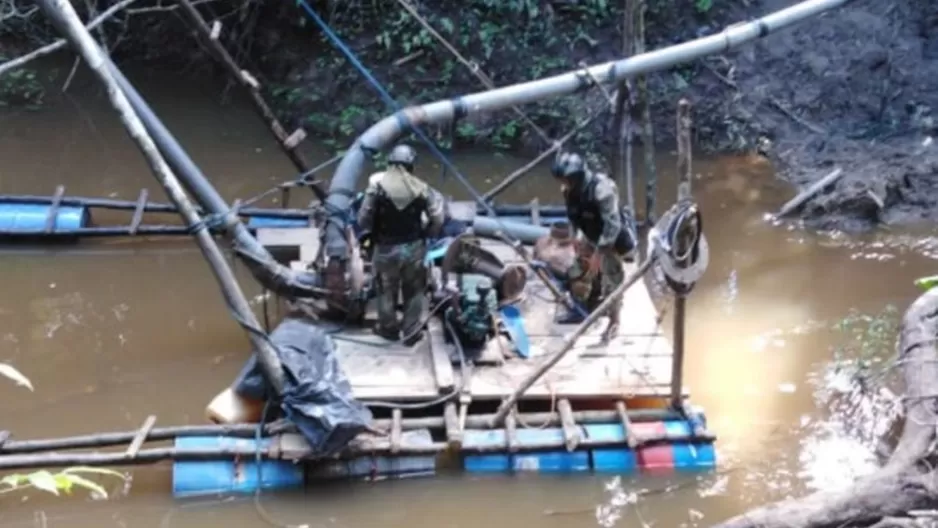 El operativo se llevó a cabo en Madre de Dios. Foto: Andina