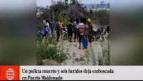 Emboscada en Madre de Dios. Foto: captura de video