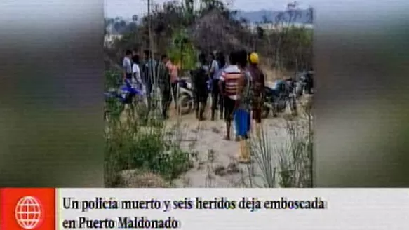 Emboscada en Madre de Dios. Foto: captura de video