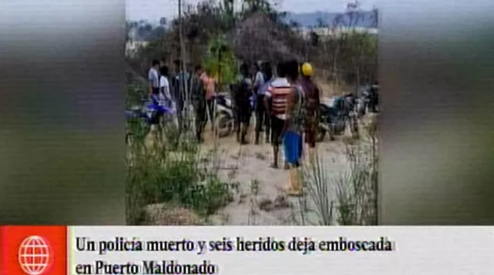 Emboscada en Madre de Dios. Foto: captura de video Emboscada en Madre de Dios. Foto: captura de video